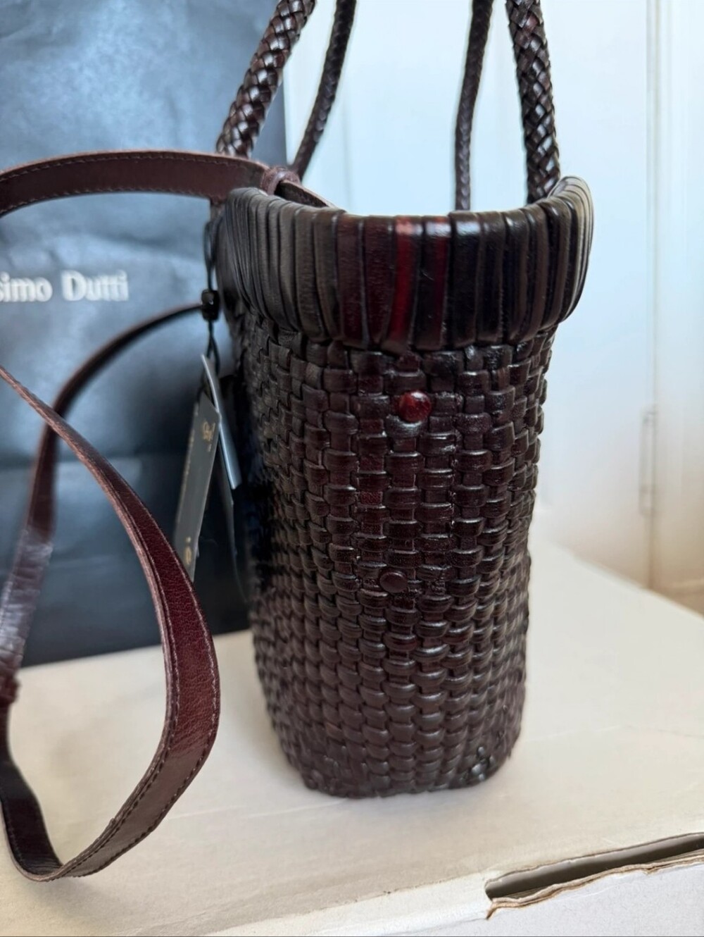 Massimo Dutti Leather Bag - Picture 2 of 7